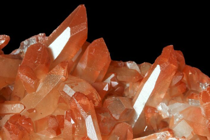 Natural, Red Quartz Crystal Cluster - Morocco #88922
